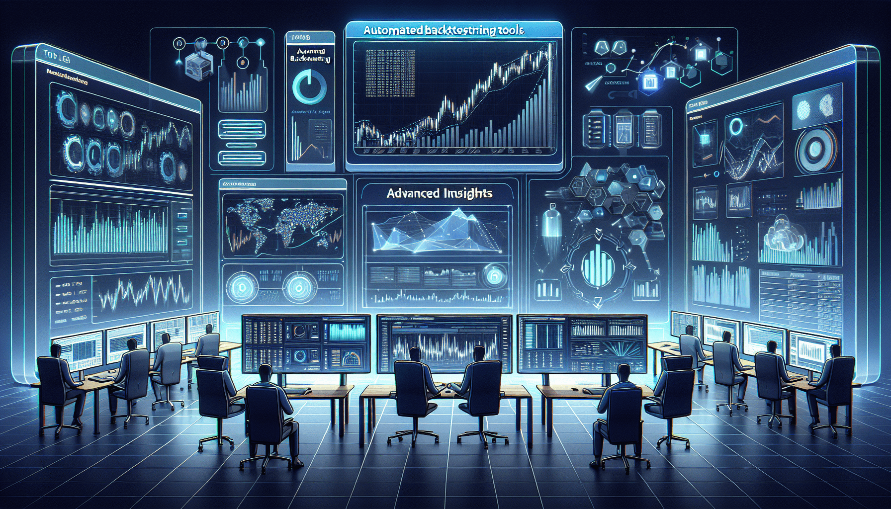 Automated backtesting tools dashboard for prop trading