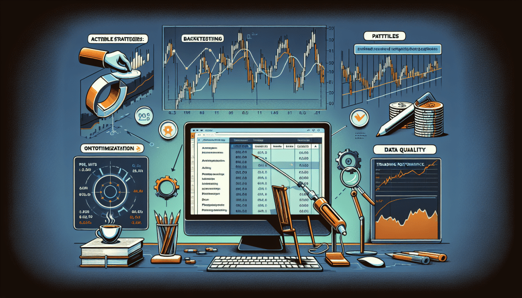 Screenshot of a prop trading backtesting tool interface