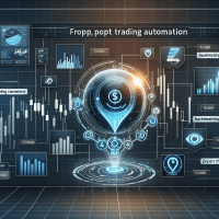 Dashboard view of prop trading automation system with performance metrics