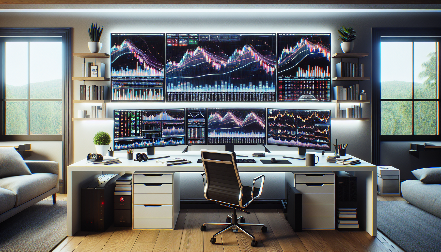 Innovative Trading Desk Setup