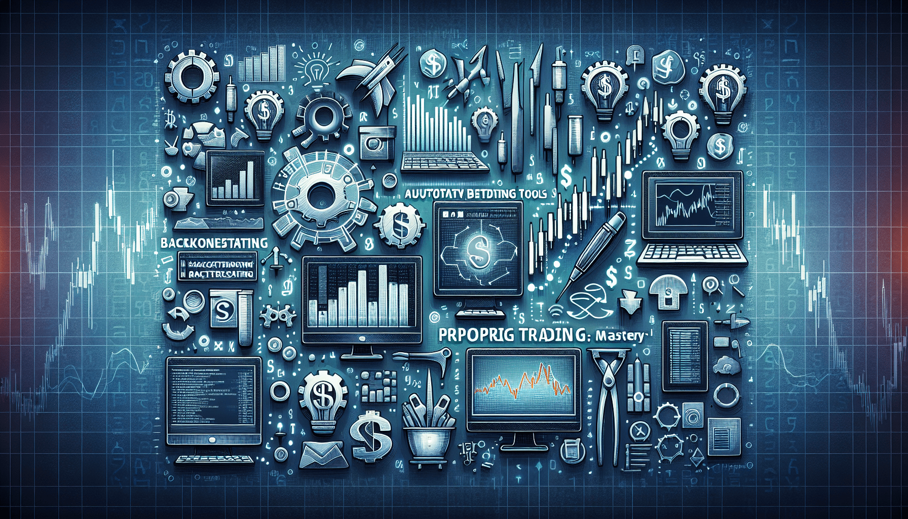 Prop Trading Strategy Overview featuring automated backtesting tools