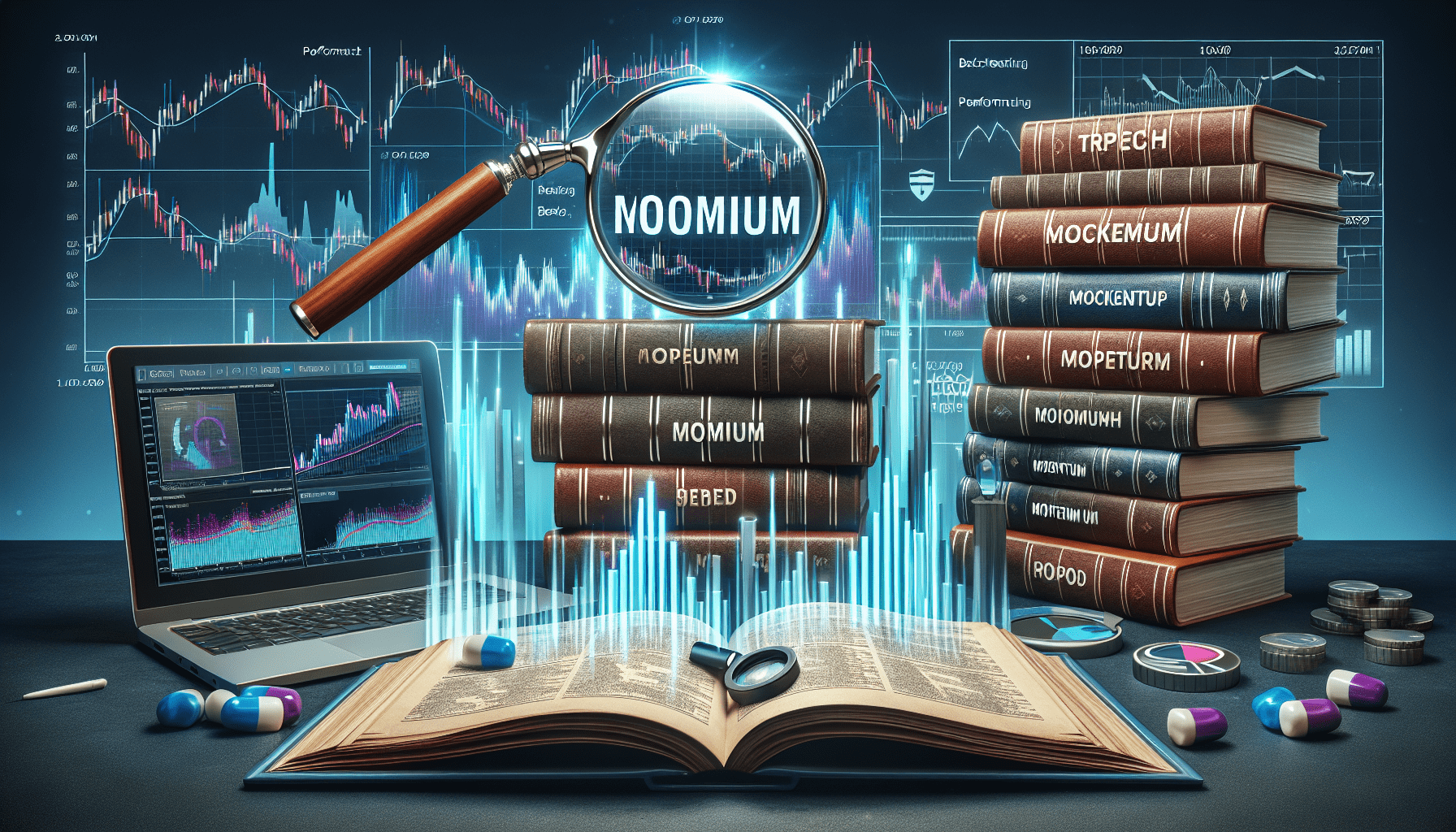 Screenshot of a momentum strategy backtesting interface in prop trading software