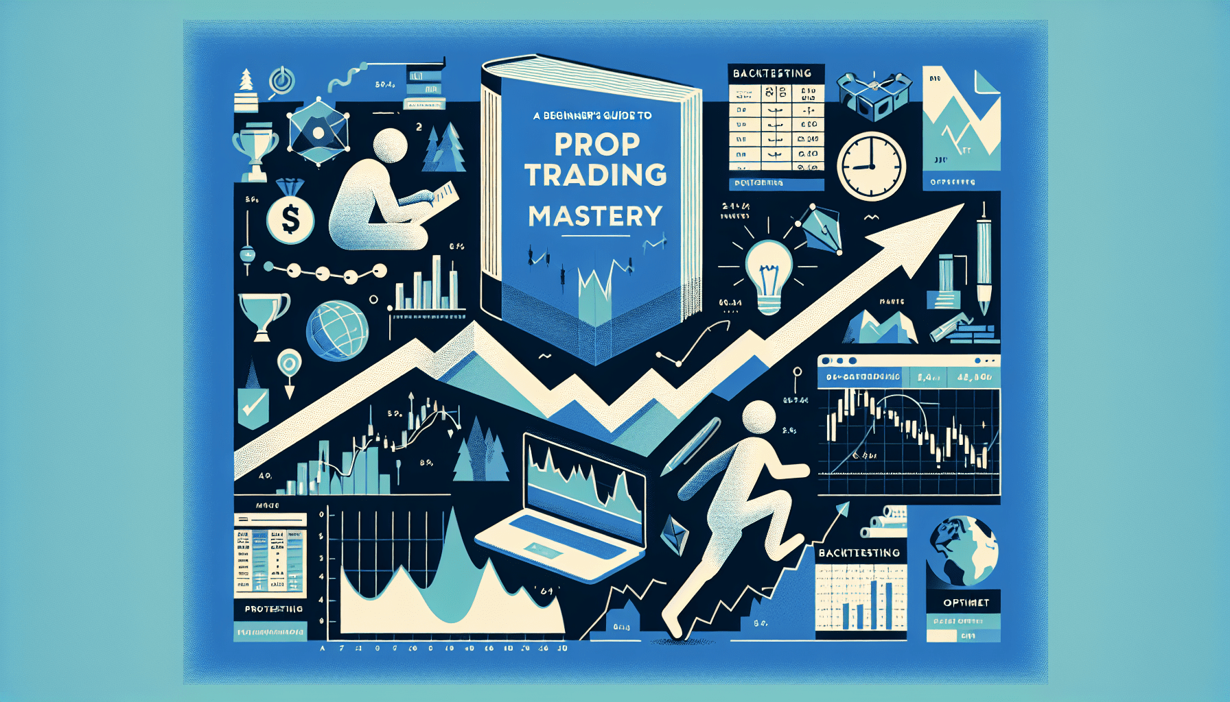 Prop trading dashboard screenshot showcasing backtesting metrics