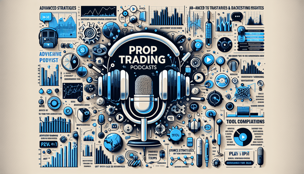 Dashboard of a prop trading podcast with backtesting tool insights