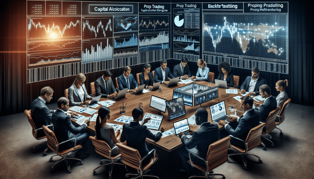 Chart showing prop trading capital allocation metrics