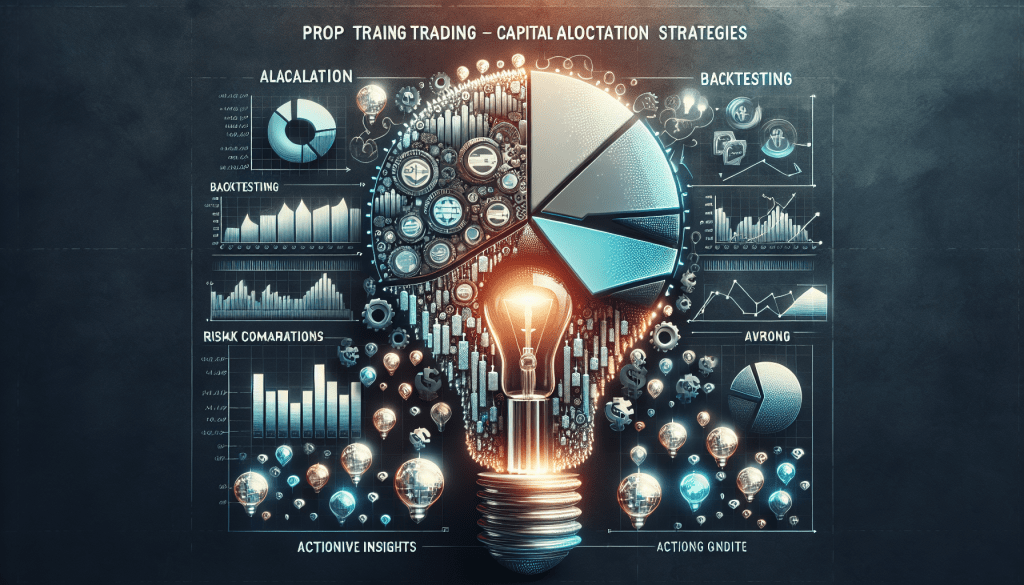 Advanced prop trading capital allocation chart showing historical performance