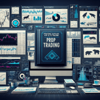 Backtesting interface displaying key prop trading metrics