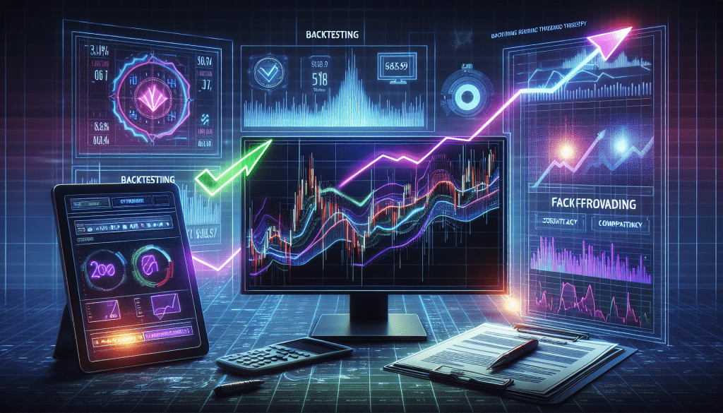 Dashboard view of prop trading simulation showing performance metrics