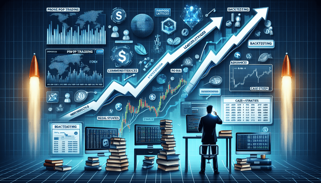 Prop trading leaderboard performance chart showing key metrics
