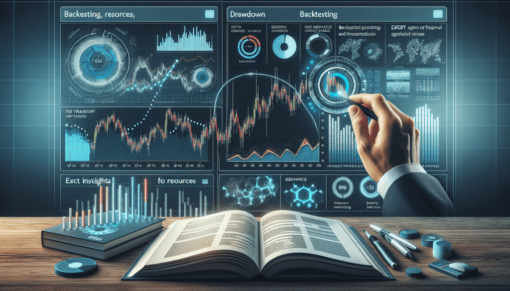 Prop trading drawdown chart showing key metrics