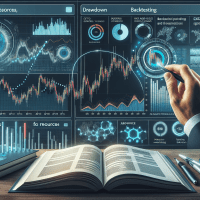 Prop trading drawdown chart showing key metrics