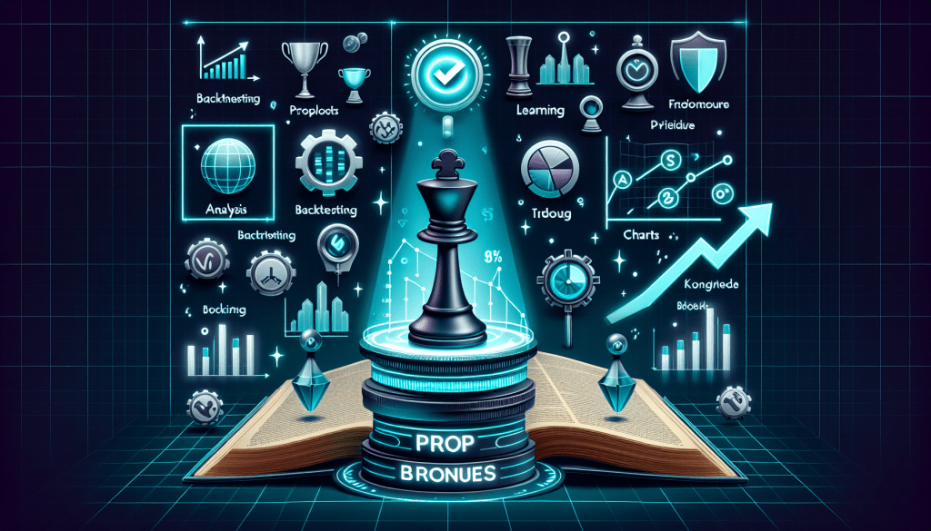 Diagram showing prop trading bonus structure
