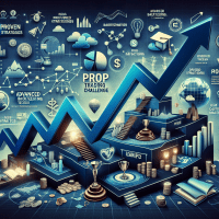 Screenshot showing a prop trading challenge interface with detailed performance metrics