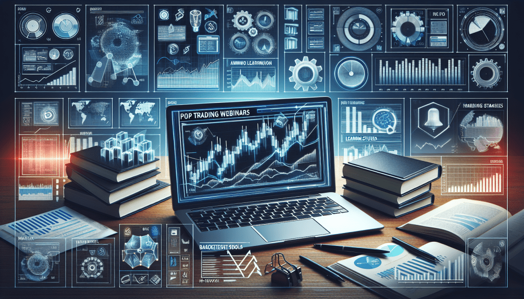 Interface of a live prop trading webinar showing real-time market data