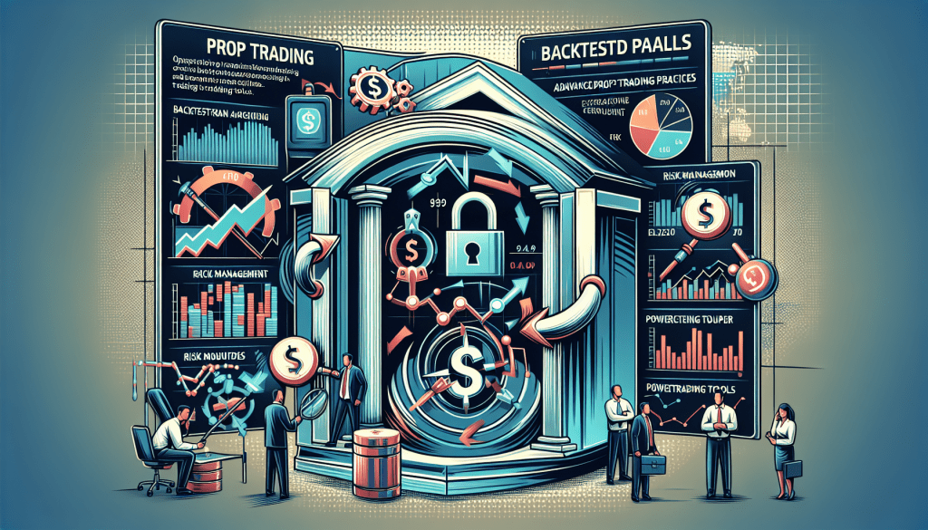 Dashboard showing advanced prop trading strategy metrics