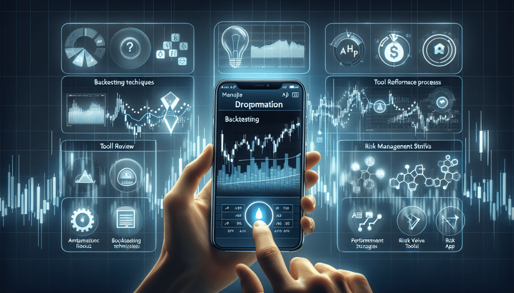 Prop trading mobile app interface screenshot showing real-time data