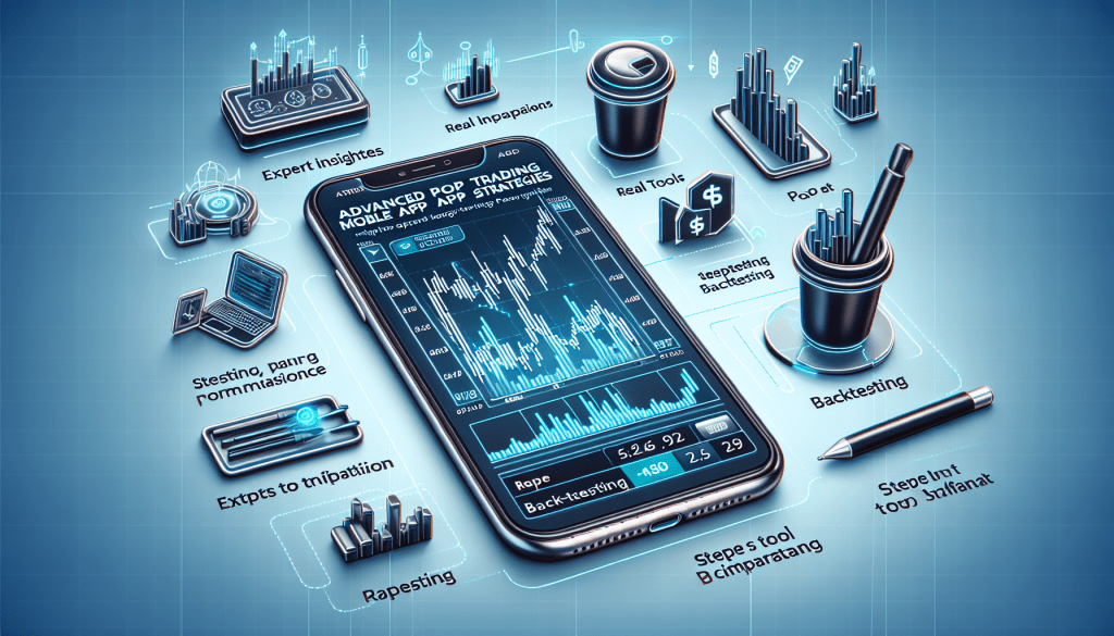 Prop trading mobile app interface showing real-time market data and analytics.