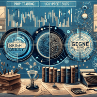 Top 6 Prop Firms: 90%+ Splits with BrightFunded & DNA Prop trading backtesting tool interface showing performance metrics