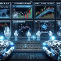 Top 6 Tech-First Prop Firms in 2025 | Ultimate Traders Guide Screenshot showing a detailed backtesting report interface in TradingView