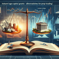 Instant Large-Capital Grants: Alternatives for Prop Trading Dashboard showing prop trading funding and instant capital allocation